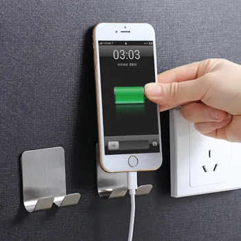 

1pc Power Plug Hook Kitchen Wire Paste Wall Storage Rack Socket Hook