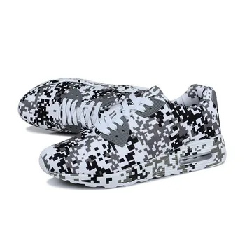 

Camouflage Running Shoes Unisex Breathable Sports Shoes Old School Wear Resistant Shockproof Shoes