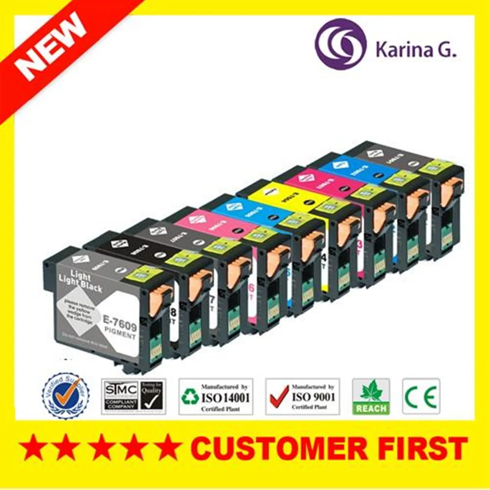 Картридж для Epson T7601 T7602 T7603 T7604 T7605 T7606 T7607 T7608 T7609 костюм SURECOLOR SC P600|Чернильные