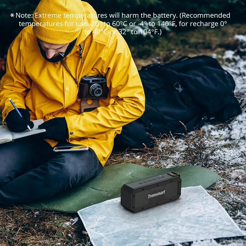 Tronsmart Element Force портативный Bluetooth динамик Портативный беспроводной громкоговоритель звуковая система 3D стерео музыка водонепроницаемый