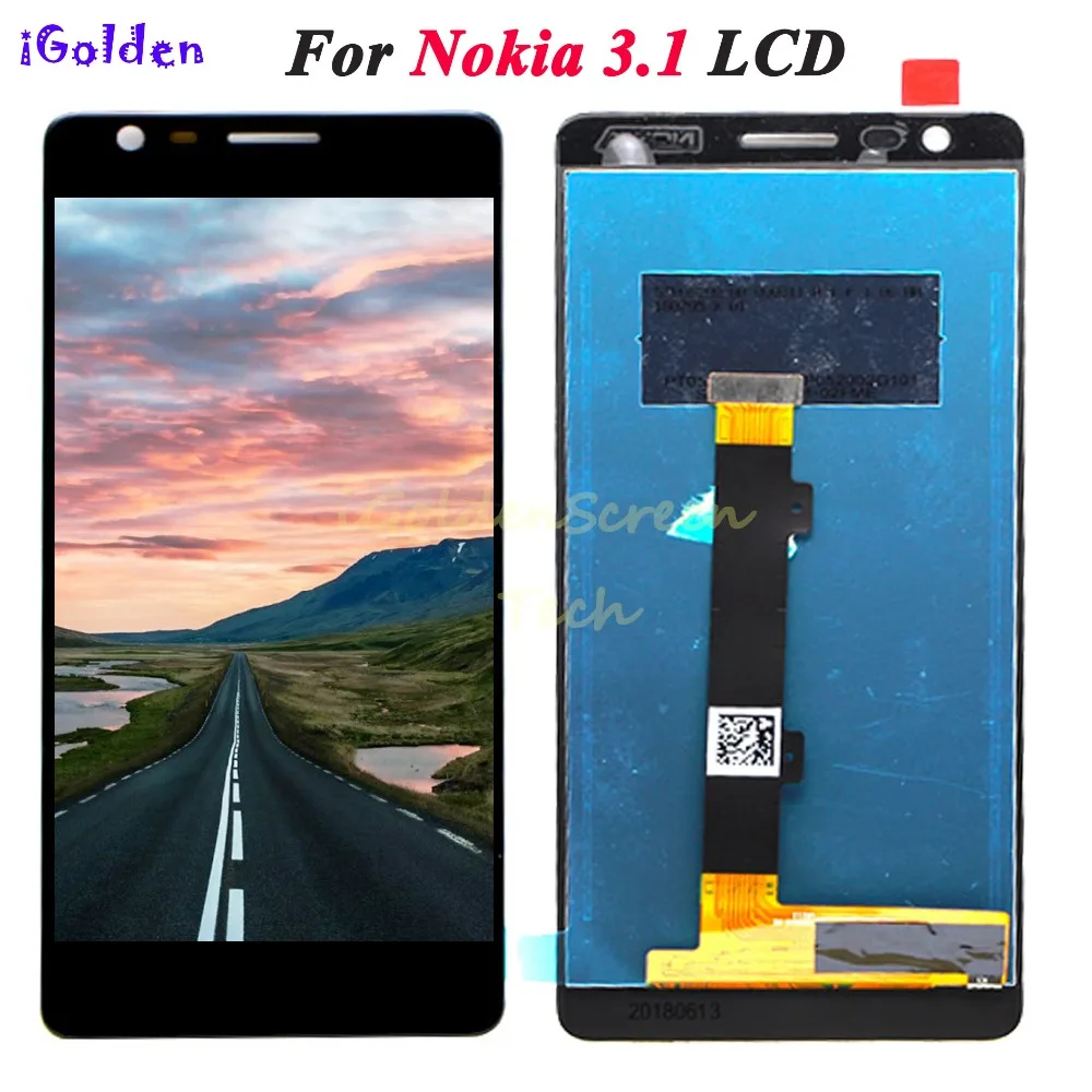 For Nokia 3.1 Lcd Display And Touch 