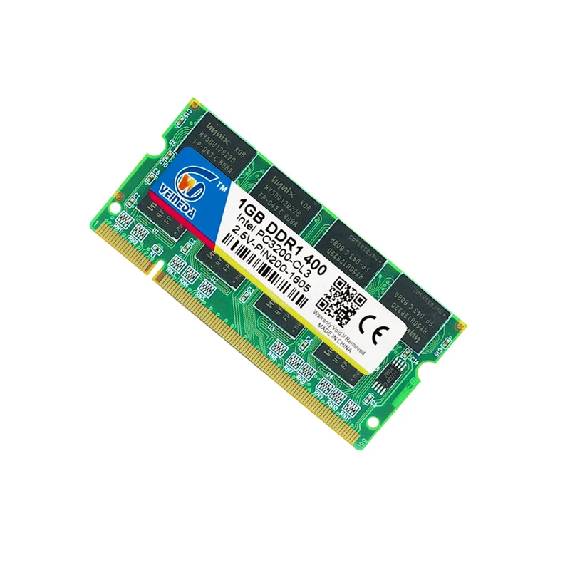 Sodimm DDR 1 Гб памяти компьютера PC Ram 1 ГБ pc3200 ddr400 совместимый pc2700 ddr Sodimm память