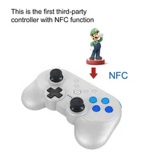 Portable Mini Compact Wireless Bluetooth Game Controller For Nintend Switch Console NX NS Gamepad Joystick with NFC Function