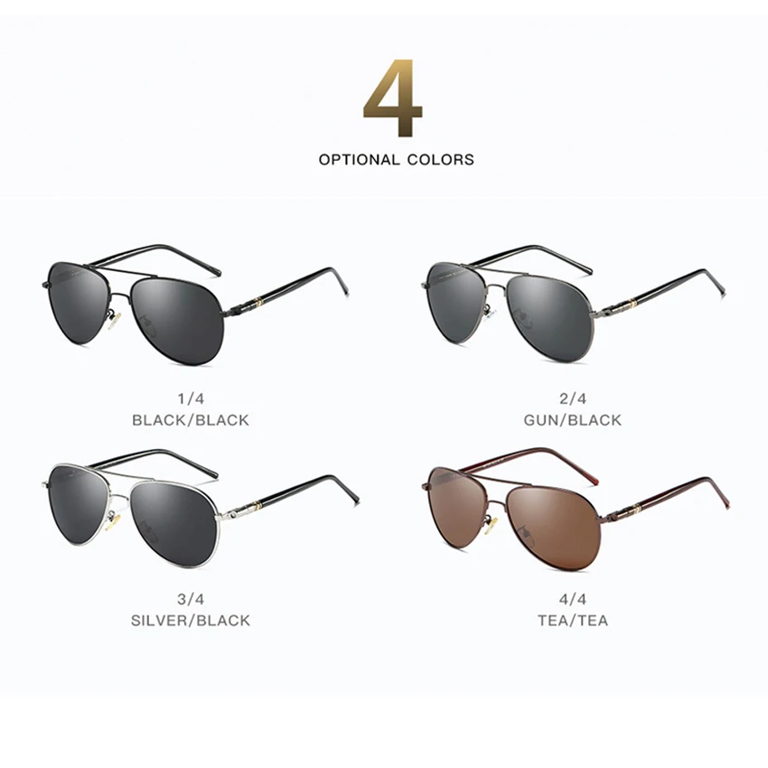 Брендовые дизайнерские поляризованные солнцезащитные очки для мужчин, Ретро стиль, Классическая Металлическая оправа, мужские солнцезащитные очки для вождения, коричневые мужские солнцезащитные очки gafas de sol