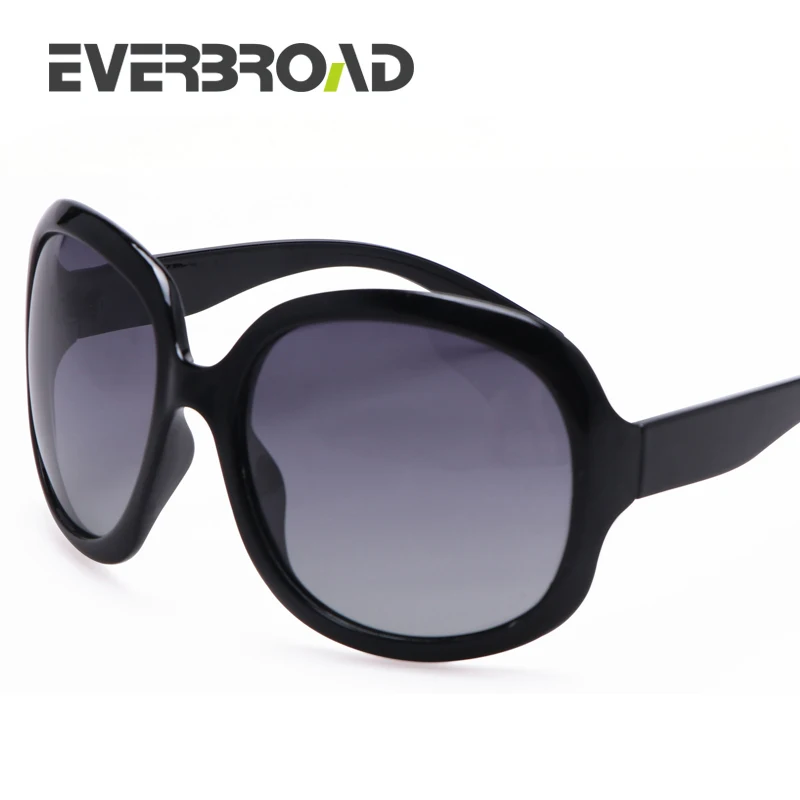 Most Popular French Style Women Sunglasses Polaroid Oversize Frame Design Polarizing Lens EV2719