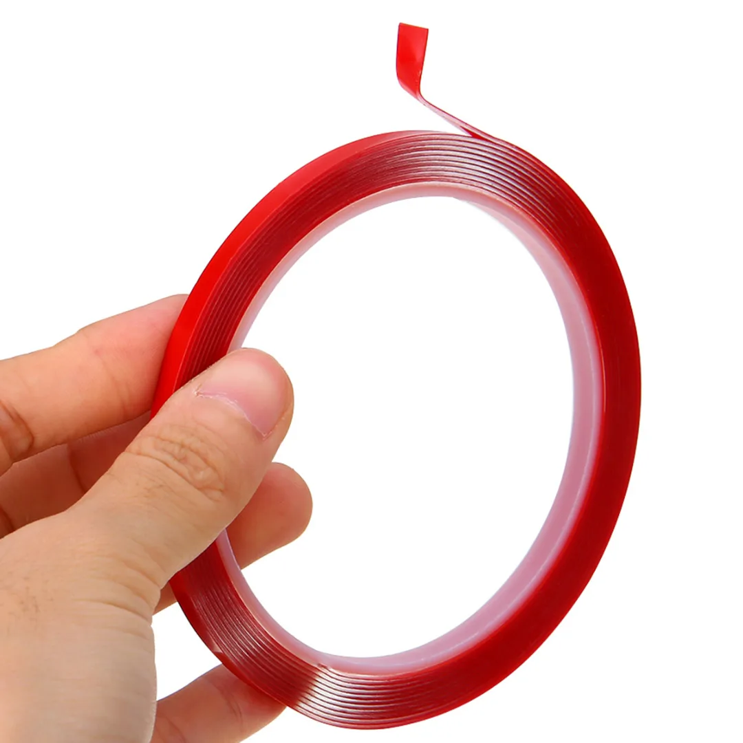 1pc Transparent Double Side Adhesive 3 Meter VHB Double Sided Transparent Acrylic Foam Adhesive Tape Waterproof
