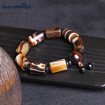 

Wholesale Wrapped Silk Natural Crystal Bracelets Buddha Beads Lucky for Men birthday gift hand string Jewelry JoursNeige