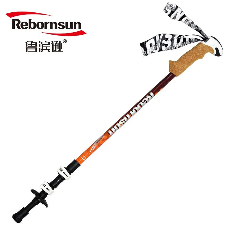 

Rebornsun Yefeng Hiking Pole Quick-drying Waistband EVA Grip 62-135cm Telescopic Ultra-light Carbon Fiber Trekking Walking Stick