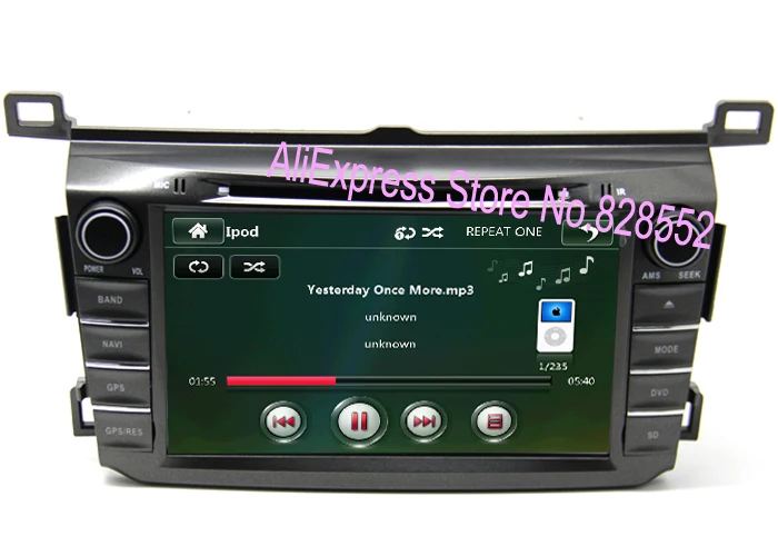 Flash Deal Free Shipping Good Quality Car DVD Player For Toyota Rav4 2013 2014 GPS Navigation Radio With Video Player+Free GPS Map Card 2