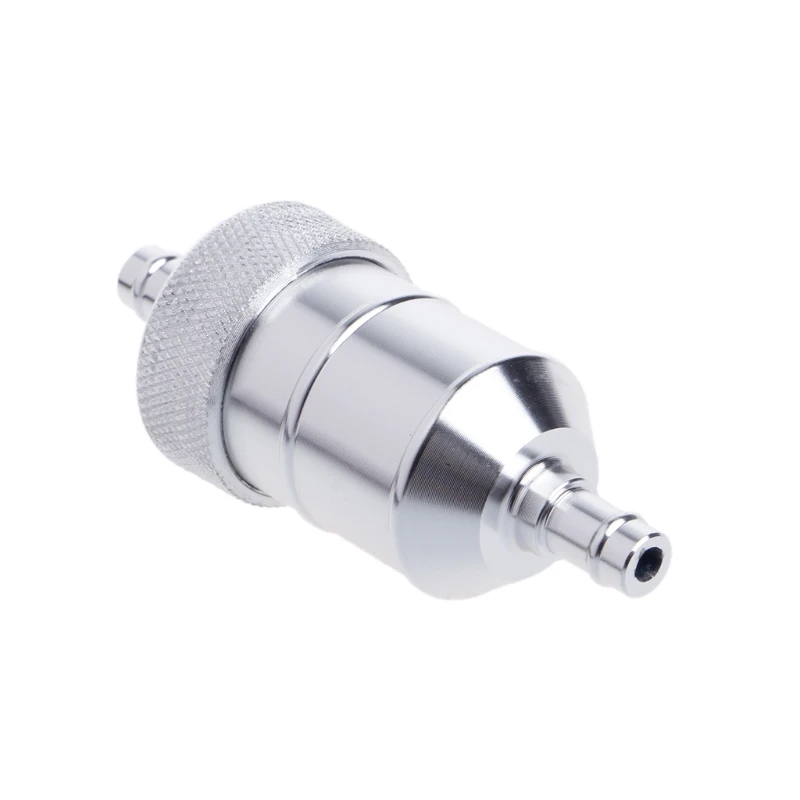 Universal Aluminium Inline Fuel Oil Filter 1/4\ Universal Aluminium Inline Fuel Oil Filter 1/4\