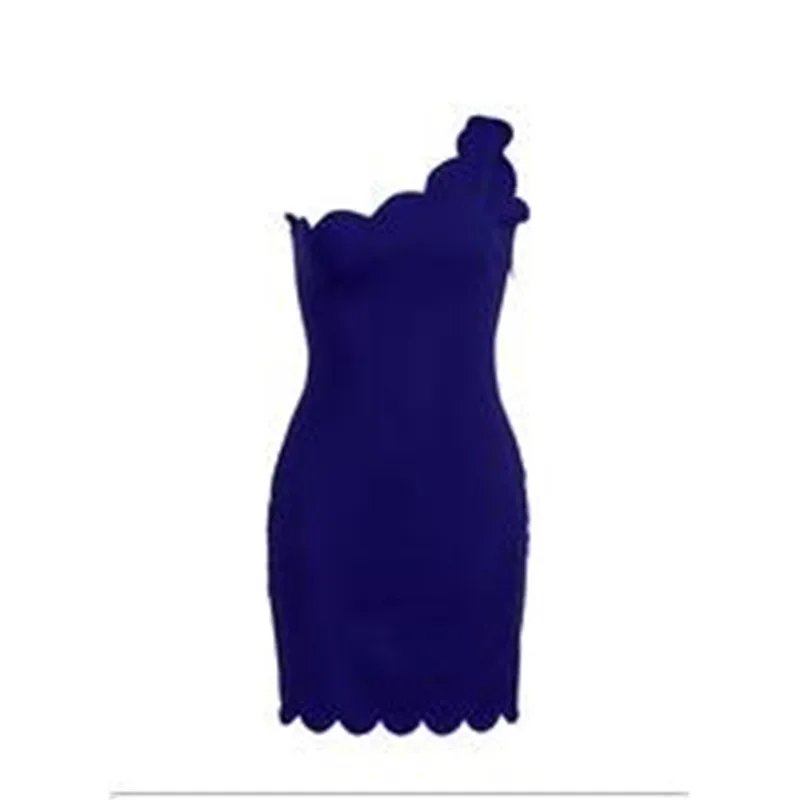 Sexy Womens Dress Bodycon Dresses One Shoulder Mini Party Cocktail Dresses Vestidos Verano 2019 Vestito Da Donna Sukienka