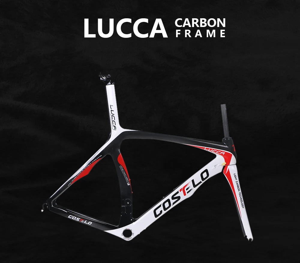 Perfect 2016 costelo lucca rb1000 carbon road bike frameset costole bicycle bicicleta frame Full T1000 carbon fiber bicycle frame bb30 3