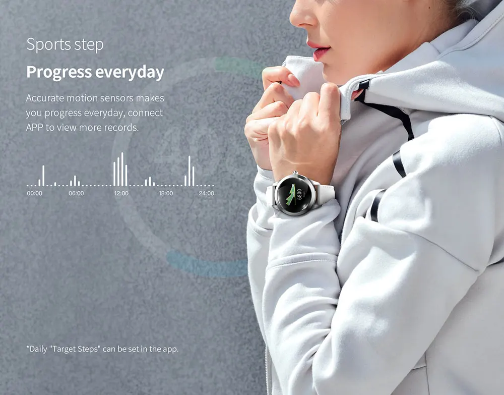 Модные спортивные Смарт-часы с Bluetooth, умные Для женщин женские сердечного ритма мониторящий сон мониторинг занятий спортом, умные часы наручные часы