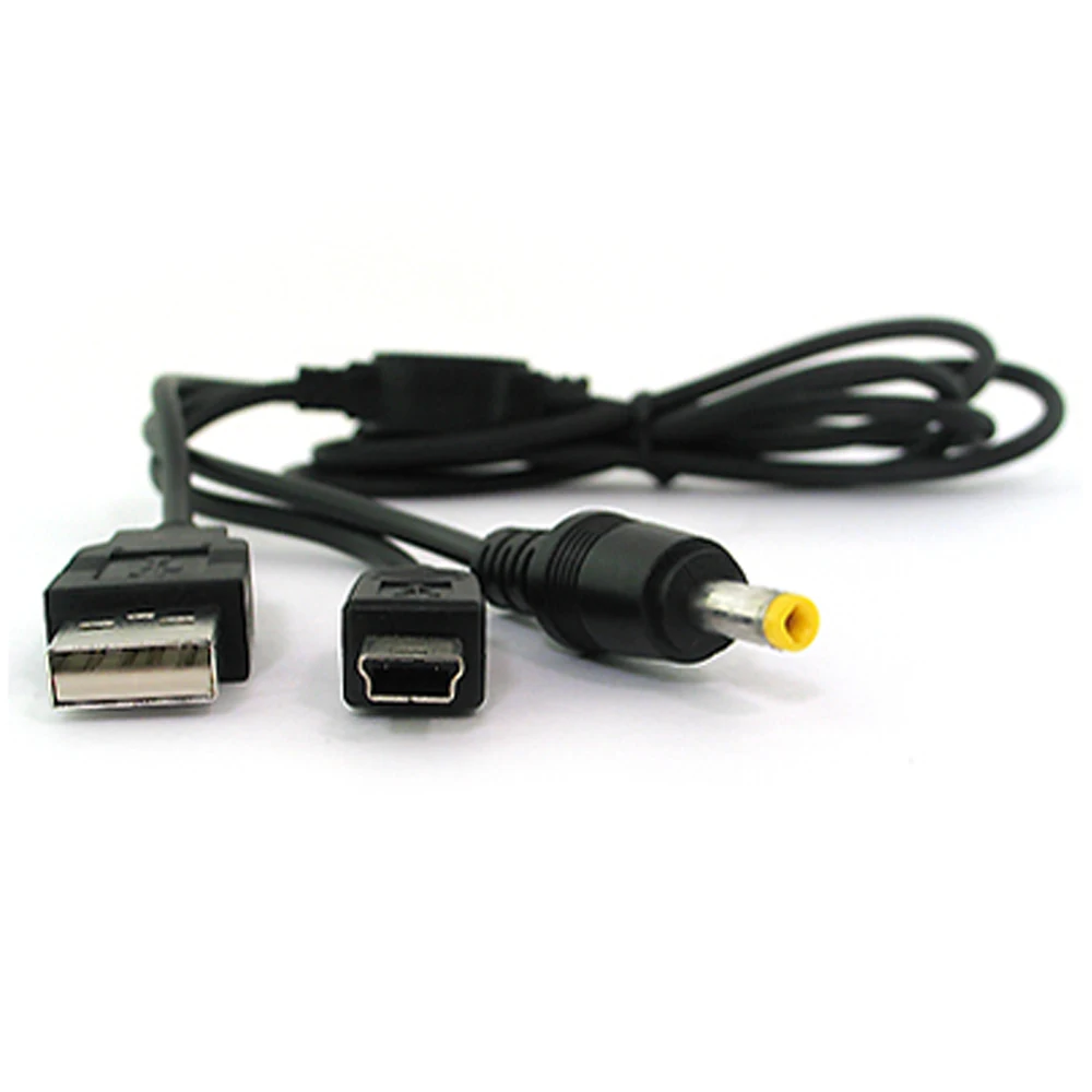 

50PCS New 1.2M Charger Power USB Data transfer Charge Cable Cord for Sony PSP 2000 3000 Game Console 2 in 1 cable cord