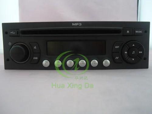 Radio de coche RD45 X7R original, CD, USB, Bluetooth, con 3 conectores,  para Peugeot 207, 206, 307, 308, 807, Citroen C2, C3, C4, C5, C8 -  AliExpress