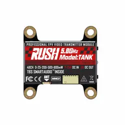 RUSH VTX TANK 5,8G 48CH Smart Audio 0-25-200-500-800mW переключаемый AV передатчик для FPV Racing Drone