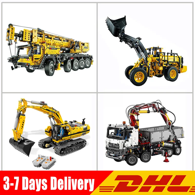 

LEPIN 20004 20005 20006 20007 Technic Series Model Building Blocks Brick Legoings 42009 42023 42030 8043 Toys Car Birthdays Gift