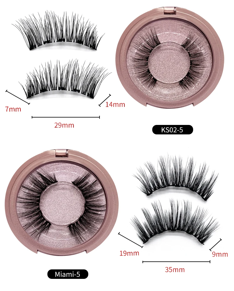 Магнитные ресницы с 5 магнитами накладные ресницы, магнит водонепроницаемый подводка для глаз магнитные накладные ресницы и пинцет для ресниц Набор