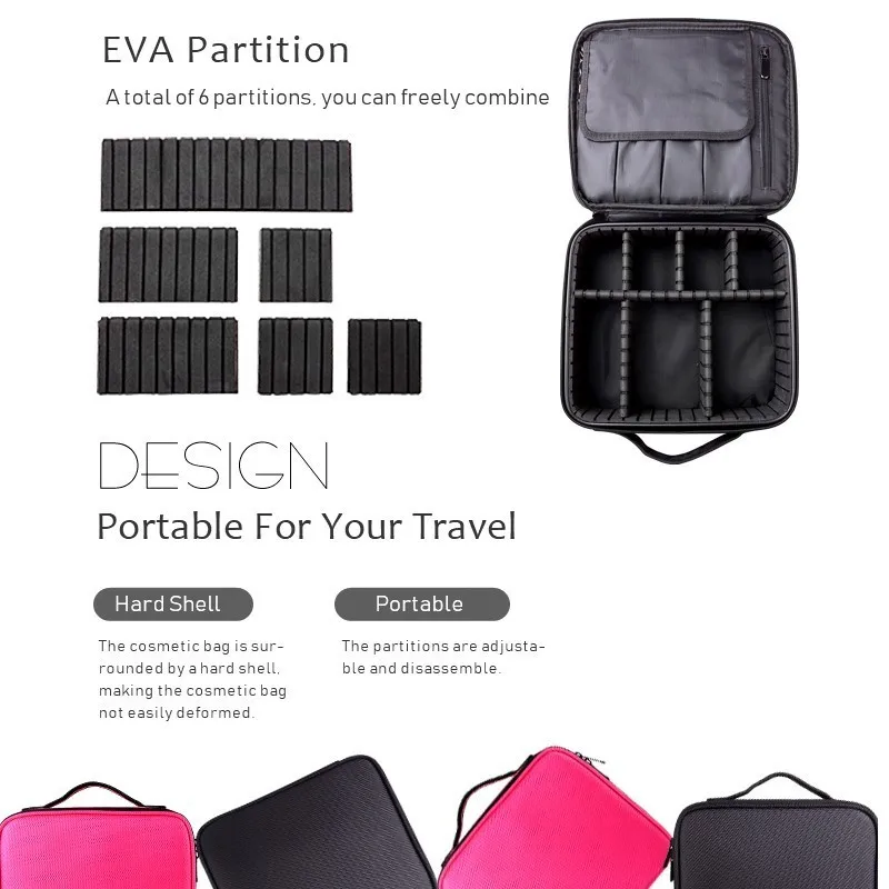 Professional Toiletry Bags Cosmetic Bag Organizer Women Travel Make Up Vanity Cases Big Capacity Cosmetics Suitcases For Makeup Professional Toiletry Bags Cosmetic Bag Organizer Women Travel Make Up Vanity Cases Big Capacity Cosmetics Suitcases For Makeup