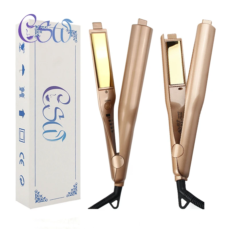 

CSW 40-59W Hair Straightener Splint Double Use Hair Curler Rolling Perm Suitable for Wet and Dry Hair Straightening Hair Plywood