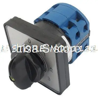 

660V 20A 8 Terminals 4 Position Rotary Contarol Cam Universal Combination Switch