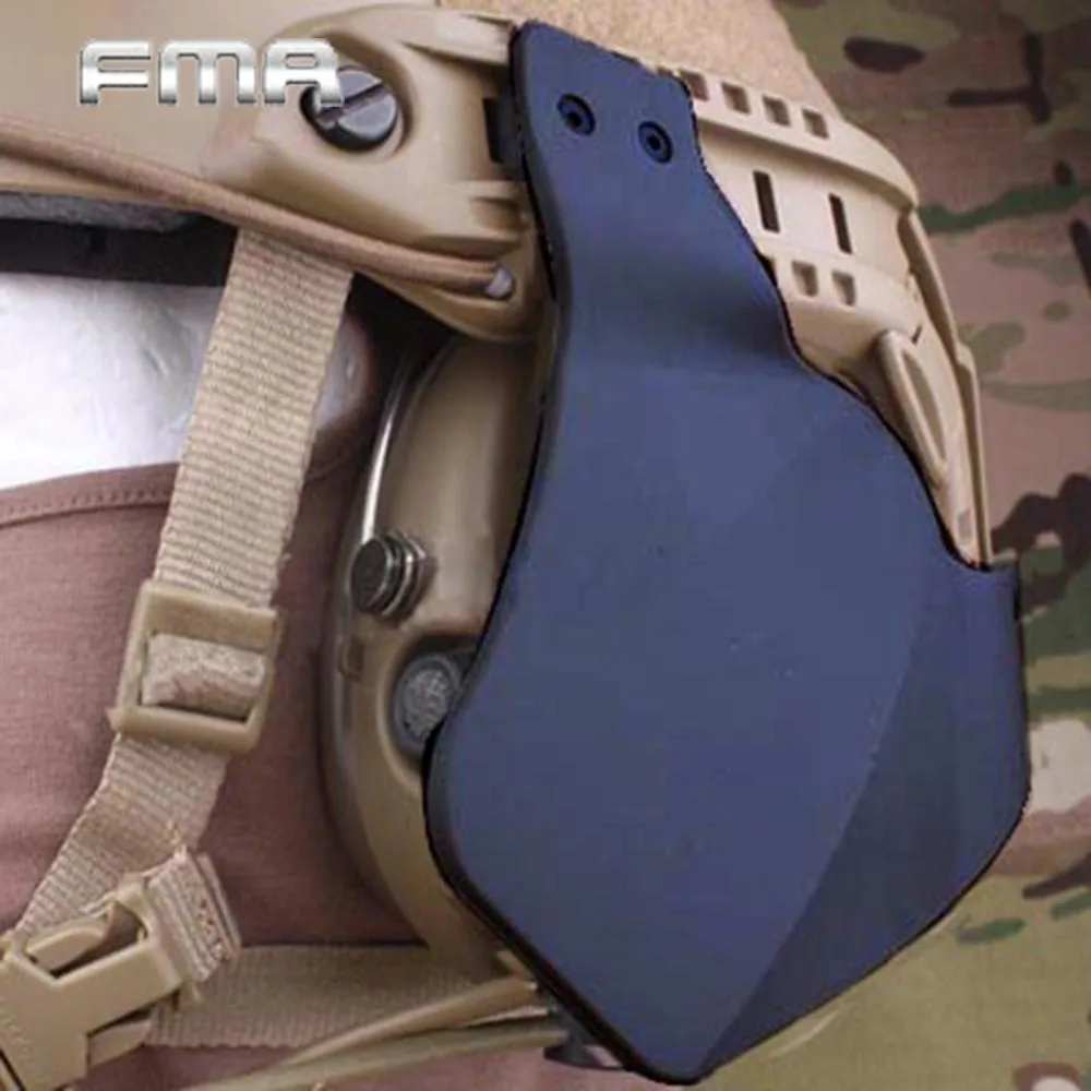 Airsoft Game FAST Side Cover for Helmet Rail Soft Rubber Men's Ear