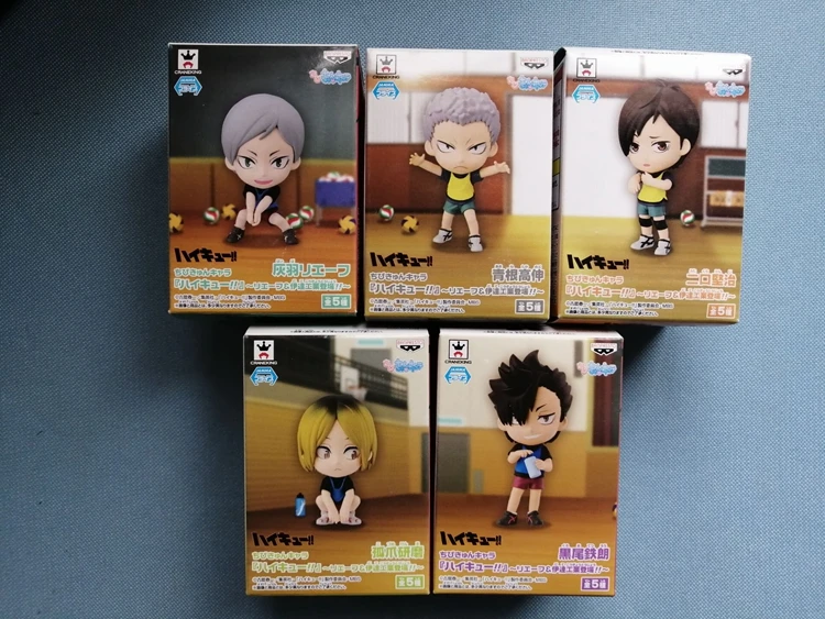 Фигурки героев японского Аниме haikyuu box Q version Оригинальные фигурки для девочек