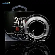 TSURINOYA 1 шт./лот фторуглеродная леска, передняя Проходная леска 2#3#4#5#6#7# износостойкая углеродная леска