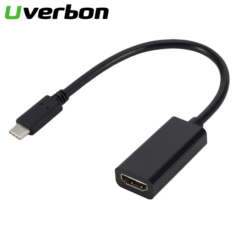 4K USB Type C кабель папа к HDMI Женский адаптер c конвертер для Samsung S8 S9 Plus HTC Huawei Mate10