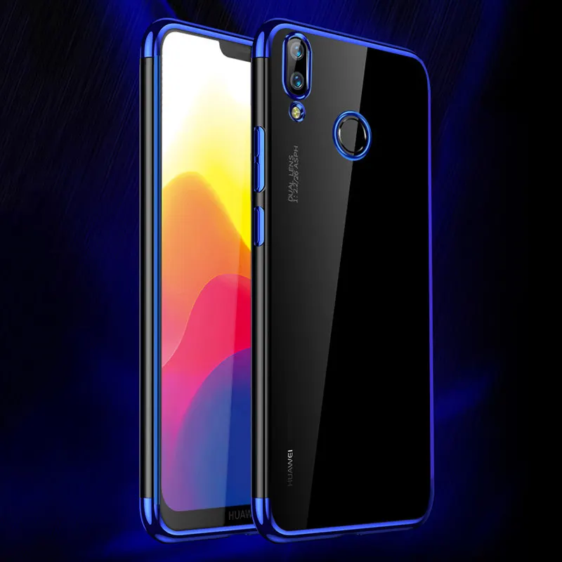 Чехол для Huawei Honor Play роскошный мягкий силиконовый прозрачный чехол телефона 6 3