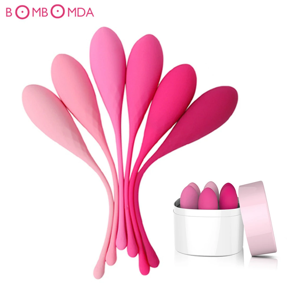 6pcs/set Smart Kegel Ball Vibrator Vagina Tighten Exercise Ball Kegel Ben Wa Ball Machine Ball Sex Products for Women Sex Shop