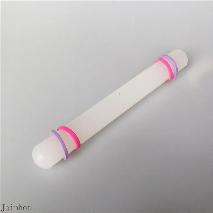 

White Non-stick Glide fondant rolling pin Fondant Cake Dough Roller Decorating Cake Baking Tool