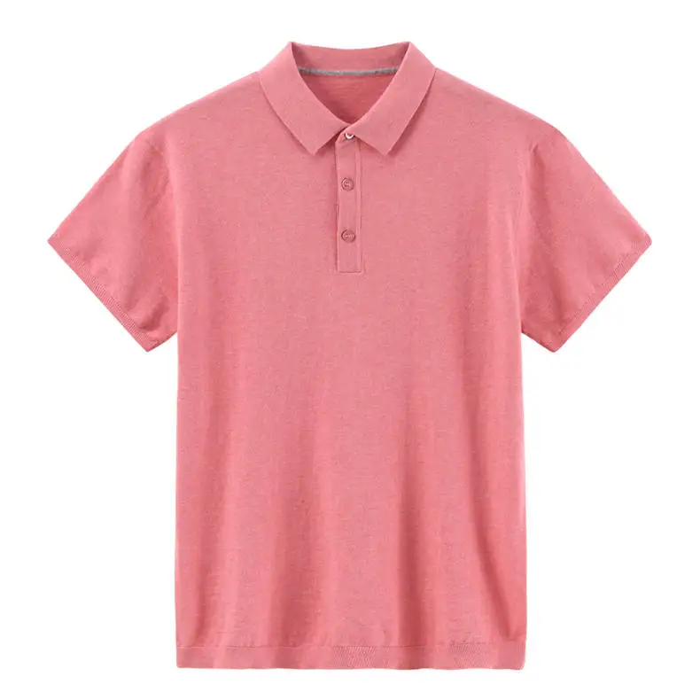 13Colors Summer Polos Men Sweater Quality Combed Cotton Knitted Short Polo Male Tees Top Pullover Large Plus Size 4XL Muls Brand 21