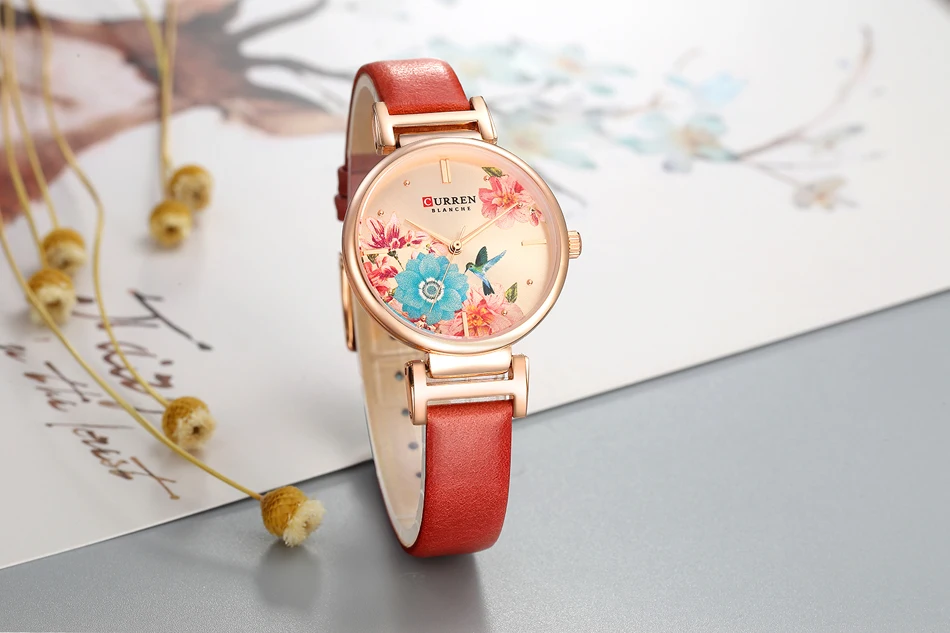 CURREN новые женские деловые кварцевые часы женские топ брендовые роскошные женские наручные часы женские часы для девочек Relogio Feminino