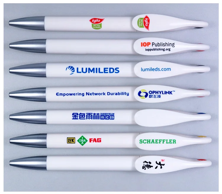 100 шт/много рекламных ручка с индивидуальные логотип печати