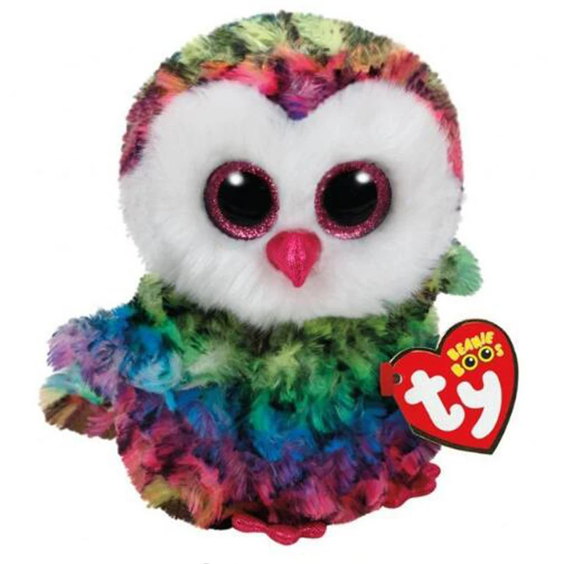 

Ty Beanie Boos Stuffed & Plush Owen The Owl Doll Toys 15cm
