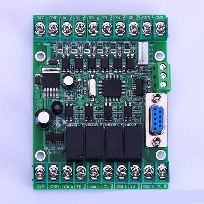 ПЛК FX1N 2N 10MR 10MT 6MR домашняя плата управления 51 одночип панель FX2N 10MR|panel|panel controlpanel board