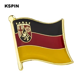 Bremen Флаг значок металлический флаг Германии значок значки для одежды кнопка на брошь покрытие броши для ювелирных изделий - Цвет: XY0170