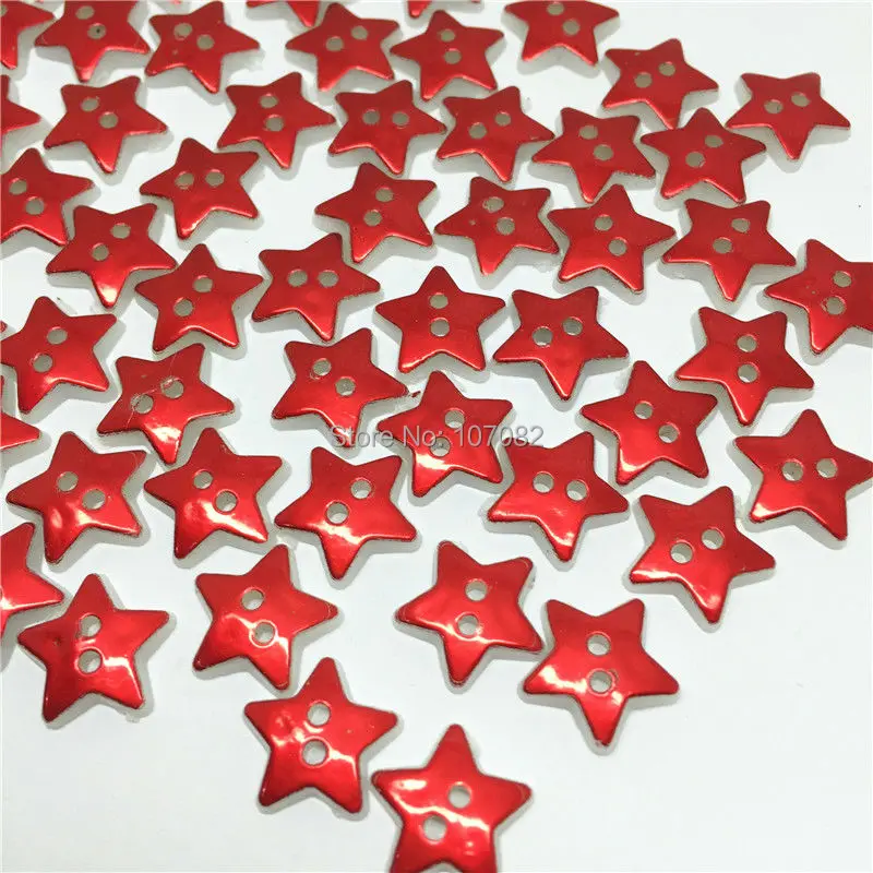 Stella Di Natale Resina.200 Pz Metallizzato Colore Rosso Superficie Stella Di Natale Bottoni In Resina 2 Fori Di Cucitura Dei Bottoni Abbellimenti Per Candele Button Embellishments Buttons Resinstar Button Aliexpress