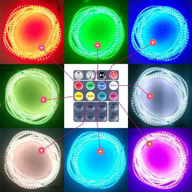 Беспроводной RGB контроллер SZYOUMY ac220в для светодиодной ленсветильник 220 В с 20