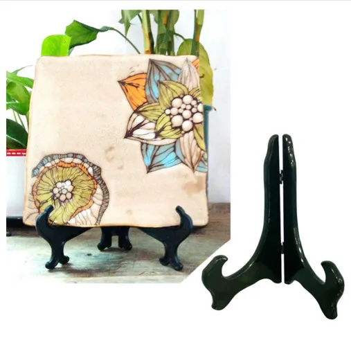 

Practical 2017 Hot Sale Display Easel Stand Plate Bowl Picture Frame Photo Pedestal Holder New 5 inch