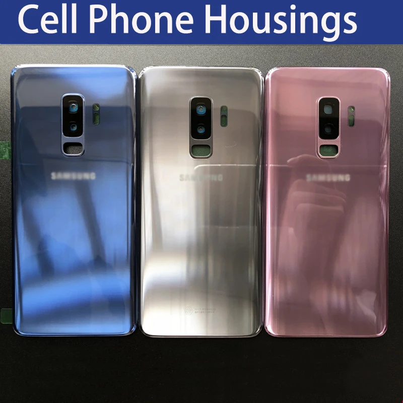 

for s-ams-ung S7/S8/S9 battery back cover S7edge phone case S7 straight screen curved glass back cover battery cover