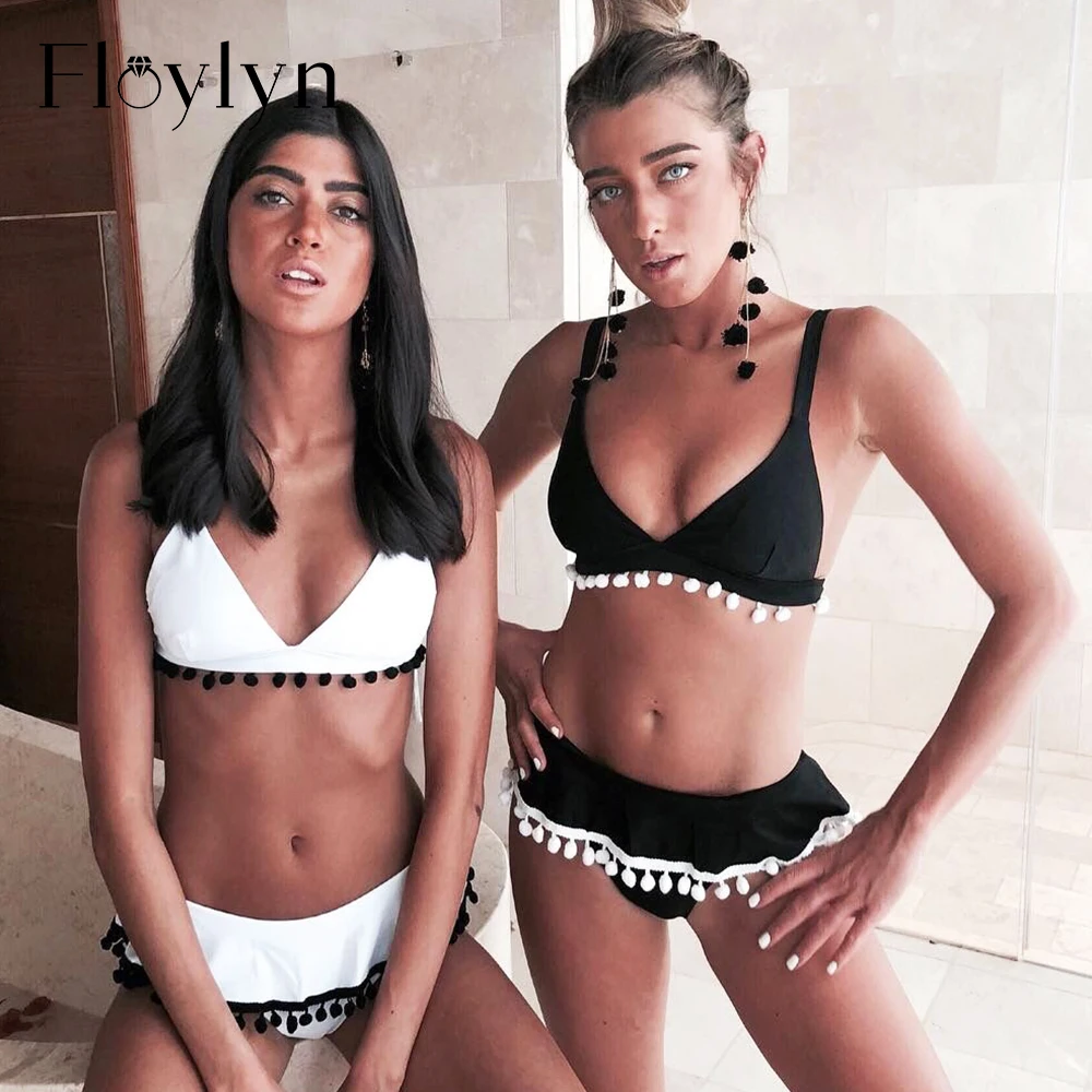 Floylyn Хит пуш-ап бразильские купальники купальник бандаж женский сексуальный