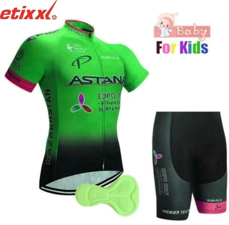 Новинка, комплект для велоспорта для девочек, детская одежда для велоспорта для мальчиков, комплект из Джерси для велоспорта, дышащий Быстросохнущий красивый детский костюм для велоспорта - Цвет: 3