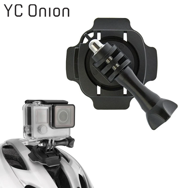 

3 in 1 Action Camera Accessories Kit 360 Degree Rotating Helmet Mount 3M Adhesive Sticker for Gopro Hero XIaomi Yi SJCAM SJ4000