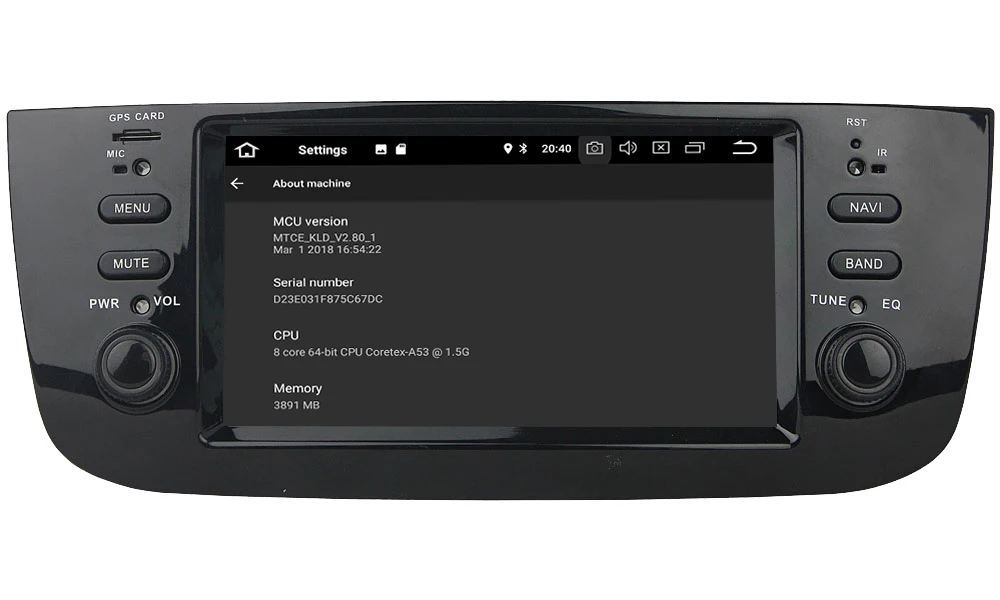 Top KLYDE Octa Core 4G WIFI Android 8.0 7.1 4GB RAM 32GB ROM Car DVD Multimedia Player Stereo For Fiat Linea 2014-2015/Grande Punto 4