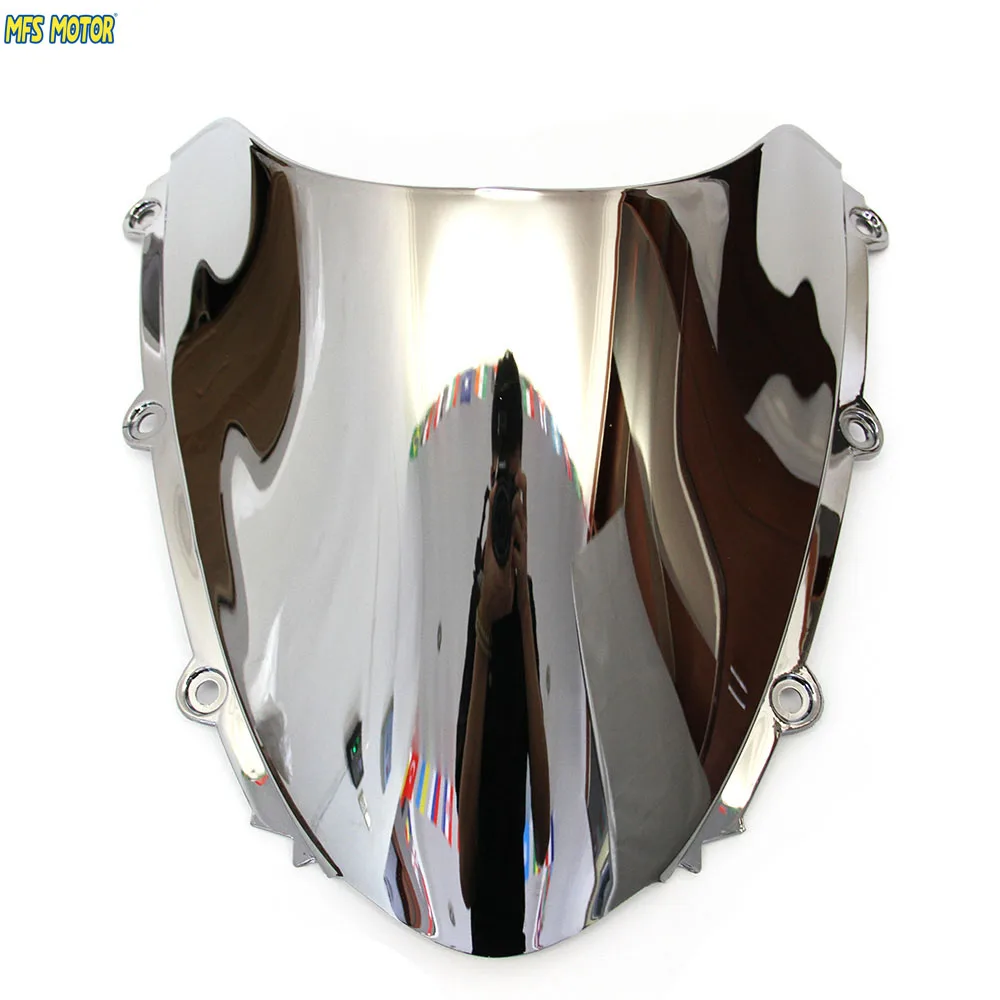 

Adjustable Double Bubble Windshield Windscreen Variable Spoiler Panel For Honda CBR 1000RR 2004 2005 2006 2007 2004-2007 Silver