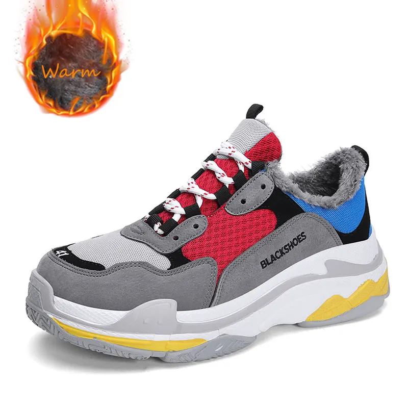 SUROM 2018 Men Winter Sneakers Breathable Men Sport Shoes Male Brand Outdoor Athletic Walking Mens Run Running Shoes For Man