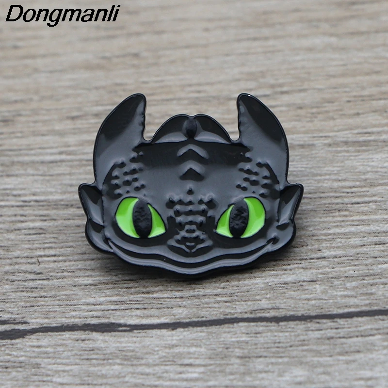 

L3581 How to Train Your Dragon Toothless Metal Brooches and Pins Enamel Pin for Backpack/Bag/Jeans Badge Brooch Jewelry 1pcs