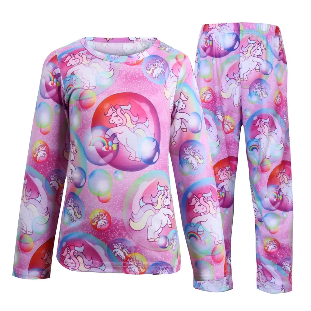 Pijama infantil обувь для девочек костюм единорога детские пижамы стежка пижамный комплект мультфильм enfant Modis Unicornio